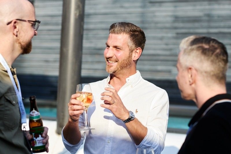 Florian Tenbusch im Gespräch.